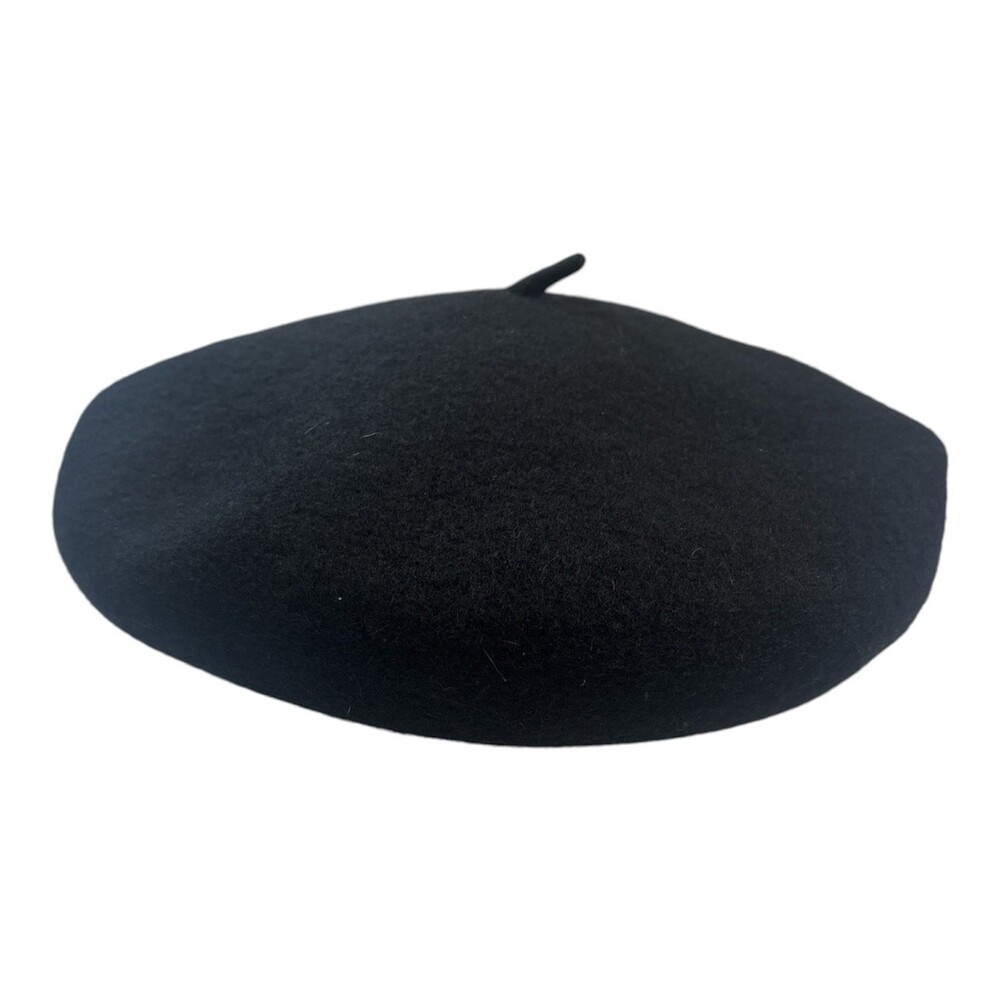Brixton Women's Audrey 100% Wool Beret Hat Black Size Small